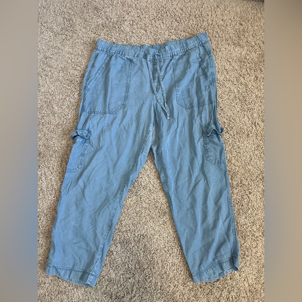 GAP Women’s Light Blue Cargo Pants